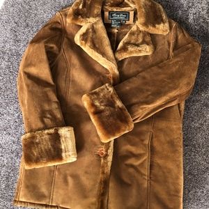 Terry Lewis classic luxury coat jacket Brown Honey